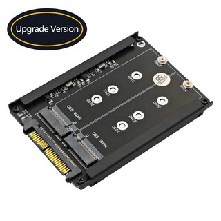 데스크탑 컴퓨터용 어댑터 컨버터 M.2 SSD to U.2 NVMe SATA-Bus NGFF PCI-e SFF-8639 PCIe M2, [02] Black, 02 Black