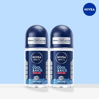 니베아 맨 데오도란트 롤온 쿨킥, 50ml, 2개
