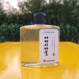 천연 자연 숙성꿀 365g 완숙꿀 (아카시아), 1개