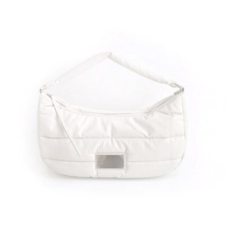 마뗑킴 MATIN KIM 하프문 패딩백 숄더백 마땡킴 패딩 겨울 가방 IVORY