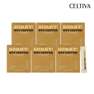 SORRY! NOT COFFEE 쏘리낫커피 블랙스위트, 6개, 2g, 30포