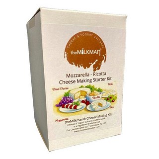 CHEESE YOGURT CULTURES THEMILKMAN 치즈 파우더 가루 더밀크맨® 모짜렐라 리코타 만들기 스타터 키트, CHEESE YOGURT CULTURES THEMILK, 1개