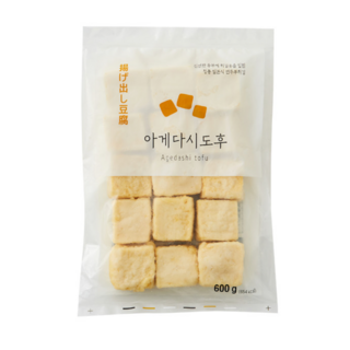 튀김두부 아게다시도후 600g 두부요리 촉촉한 다이어트 이자까야 얼린두부 대만 마로푸드, 1개
