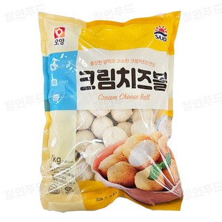 사조 오양 크림 치즈볼 1kg(25gx40개) 1kg 1개 상품 이미지