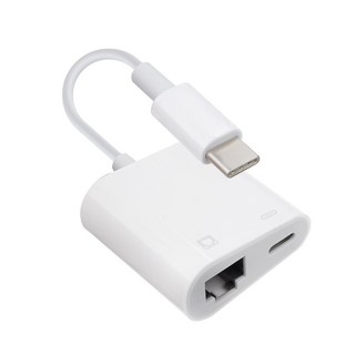 BiLe 삼성 갤럭시북S USB3.1 C타입 랜 컨버터 RJ45 인터넷, BiLeIF768 화이트, 1개