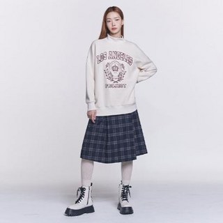 랩 울혼방 벨티드 플레어 스커트 AN4WSA64