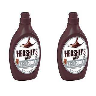 HERSHEY'S 허쉬 제로슈거 무설탕 초콜릿 시럽, 496g, 2개