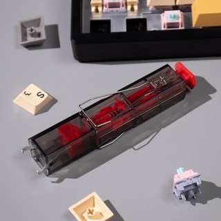 MH 2-IN-1 키캡 리무버 혁신적인 디자인 손쉽게 키캡 & 스위치 분리 가능 기계식 키보드 청소도구, 블랙 투명, 양면형, 제조사축