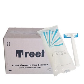 Treet일회용면도기 두날 일회용면도기700개 업소용 대용량, 1세트, 700개입