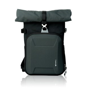 윈드폴코리아 카메라 파티션 백팩 렌즈 하드 케이스 배낭 백 DSLR백팩 미러리스카메라백팩 다크 그레이 1개 상품 이미지