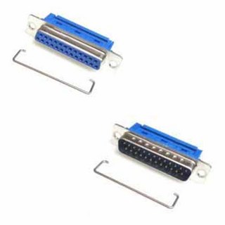 D-SUB 디서브 25핀 IDC 타입 커넥터 2열 25핀, Male, 25Pin, 1개