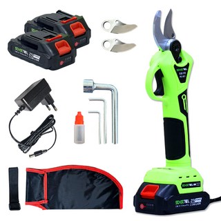 센스툴 충전식 전동가위 세트 가지치기 전지 무선 21V 배터리 포함, 전동가위 배터리1팩 구성, 1개