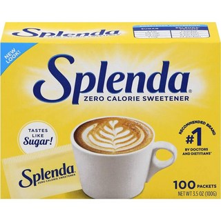 SPLENDA 스플렌다 스위트너 100개입 설탕 대용 미국산 100g 1개 상품 이미지