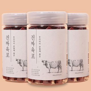 진짜육포 강아지 간식 져키
