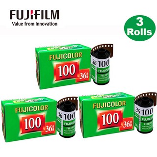 후지필름 C100 필름 135 포맷 카메라용 컬러 네거티브 ISO 100 36 노출 35m, 3 Rolls, 3개