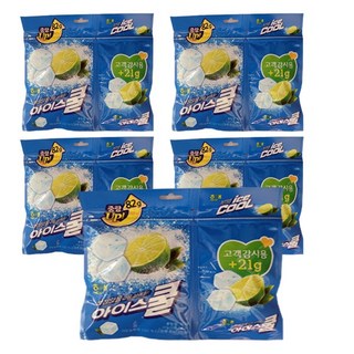 해태제과 아이스쿨껌 리필껌 츄잉껌 103g 5개 상품 이미지