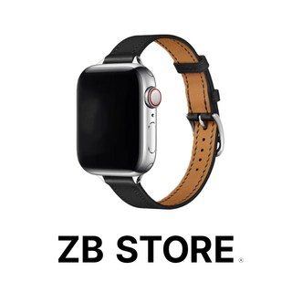 ZB스토어 애플워치스트랩 미니싱글투어가죽밴드, 38/40/41mm, 밤부블랙