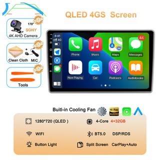 비디오 카플레이 자동차 2DIN 2010 차세대 비즈니스용 오디오 멀티미디어 라디오 GPS GAZ 플레이어 13 가젤 네비게이션 안드로이드, 3) 4G 32G AHD