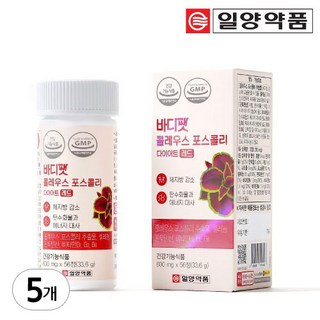 일양약품 바디팻 콜레우스 포스콜리 다이어트 레드 33.6g, 5개