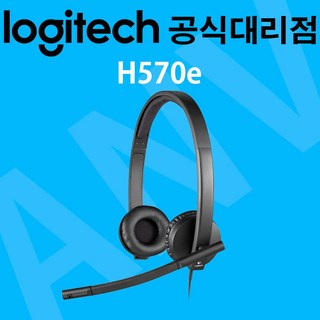 로지텍 H570e 헤드셋 사용 모습