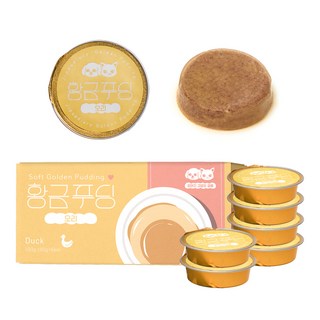 집사일기 반려동물 황금푸딩 간식 미니캔, 30g, 6캔, 오리, 30g, 6개