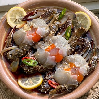 국내산 삼삼한 삼채 암꽃게 간장 꽃게장1.5kg(2미)2통반찬, 단품