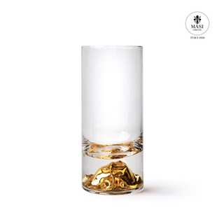 마시피렌체 골드마운틴 맥주잔 1P 250ml / 24K도금, 1개