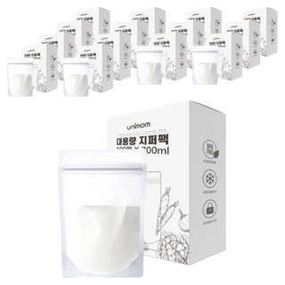 유니맘 대용량 지퍼백 700ml, 1개입, 1500개