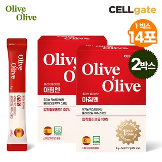 올리브 올라이브 스틱형 올리브오일 유기농 엑스트라버진 스페인산, 28개, 8g