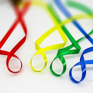 리본끈 리본공예 선물 포장 10mm 22M, 워터블루, 1개