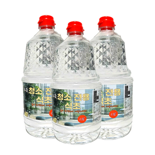 으뜸 청소용 식초, 3개, 1.8L