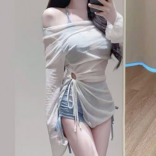 메이리앤 스카이블루무드 3피스 비키니 수영복 세트