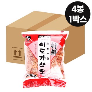 [4봉 1박스] 이도 가쓰오부시 500g 고명용 토핑용, 4개