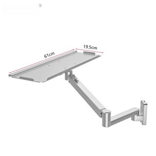 조절식 키보드거치대 산업용 스탠드 데스크탑거치대, D. 2단 암 x 키보드판 61cm a