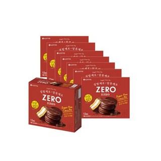 롯데웰푸드 ZERO 초코파이 336g x 8개 (1box), 롯데웰푸드 ZERO 초코파이 336g x 8개 (1bo