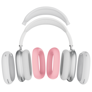 가꼬싶다 에어팟 맥스 올인원 케이스 세트, 20번 화이트 / 핑크/화이트