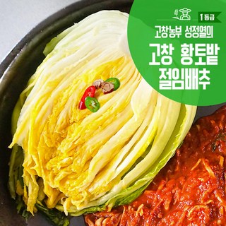 [예약배송] 정성가득 고창 황토밭 김장 절임배추 20kg, 1개