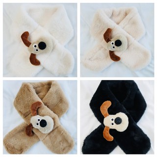 그로밋 캐릭터 벨로아 밍크 넥워머 목도리