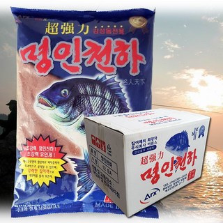 감성돔집어제 감성돔밑밥 명인천하 파우더1box 10봉 떡밥 낚시 집어제, 1.7kg, 10개