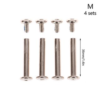 여행용 캐리어 수리 스테인리스 스틸 수하물 나사 액세서리 바퀴 볼트 리벳 6x30-45mm 4 개 462802, B