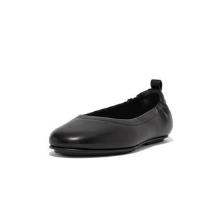 핏플랍 [시즌오프][알레그로] 레더 블랙 여성 메리제인 발레리나 플랫슈즈
