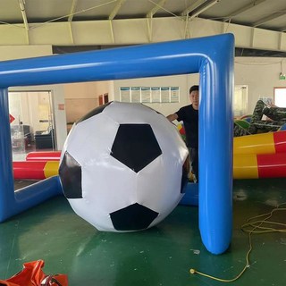대형 행사용 풍선 축구풍선 에어축구장 아치 애드벌룬 홍보 엑티비티 애드 축구공 체육시간, 축구 골문은 3미터가 두껍다.