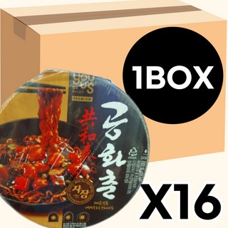 공화춘 짜장 컵라면 편의점 대용량, 16개