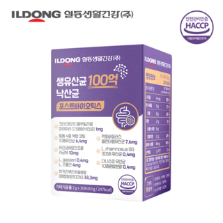일동생활건강 생유산균 100억 모유유래bnr17 낙산균 포스트바이오틱스, 1개, 30회분
