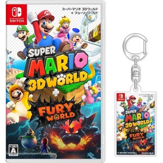일본직발송 1. 닌텐도 슈퍼 마리오 3D 월드 + 퓨리 월드 -SWITCH (【AMAZON.CO.JP 한정】오리지널 아크릴, 2) パッケージ版 Amazon限定特典付_ソフトのみ