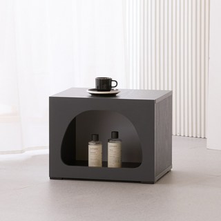 제이디퍼니처 국내제작 모디 390 다용도 수납 협탁 S 390 x 315 x 310 mm, 1개, 그레이