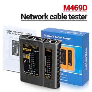 케이블 RJ45 랜 RJ11 RJ12 CAT5 UTP 테스터 네트워킹 도구 네트워크 수리, 1개