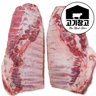 스페어립원육4.1kg~5.5kg(2피스) 가능 삼겹갈비/도매가격/ 살많고/대왕사이즈/통스페어립/바베큐용/숯불구이용/텍사스바베, 4.4kg, 1개, 스페어립(2피스)4.4kg이상