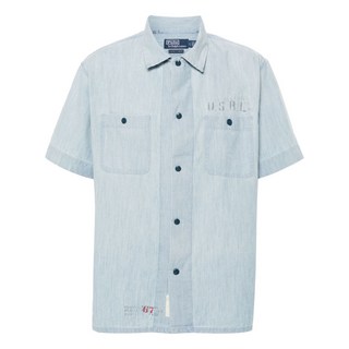 Polo Ralph Lauren 자수 데님 셔츠