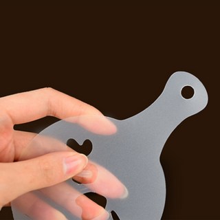 MF04 라떼아트틀 도안 16종 라떼아트원데이클래스 커피배우기 라떼아트원데이 1개 상품 이미지